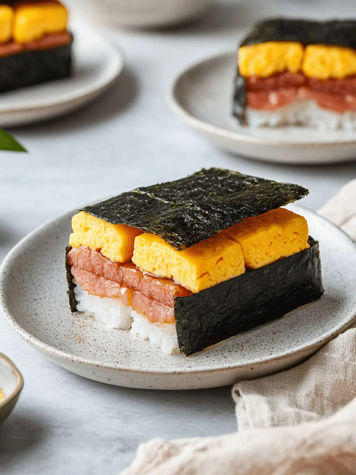Spam Musubi with Egg