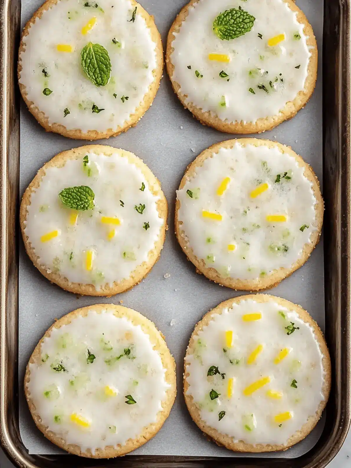 Mojito Sugar Cookies