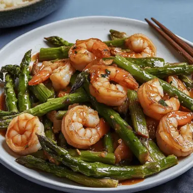 Shrimp Asparagus Stir Fry