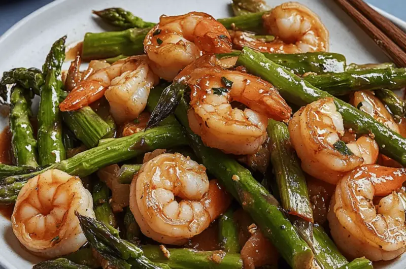Shrimp Asparagus Stir Fry