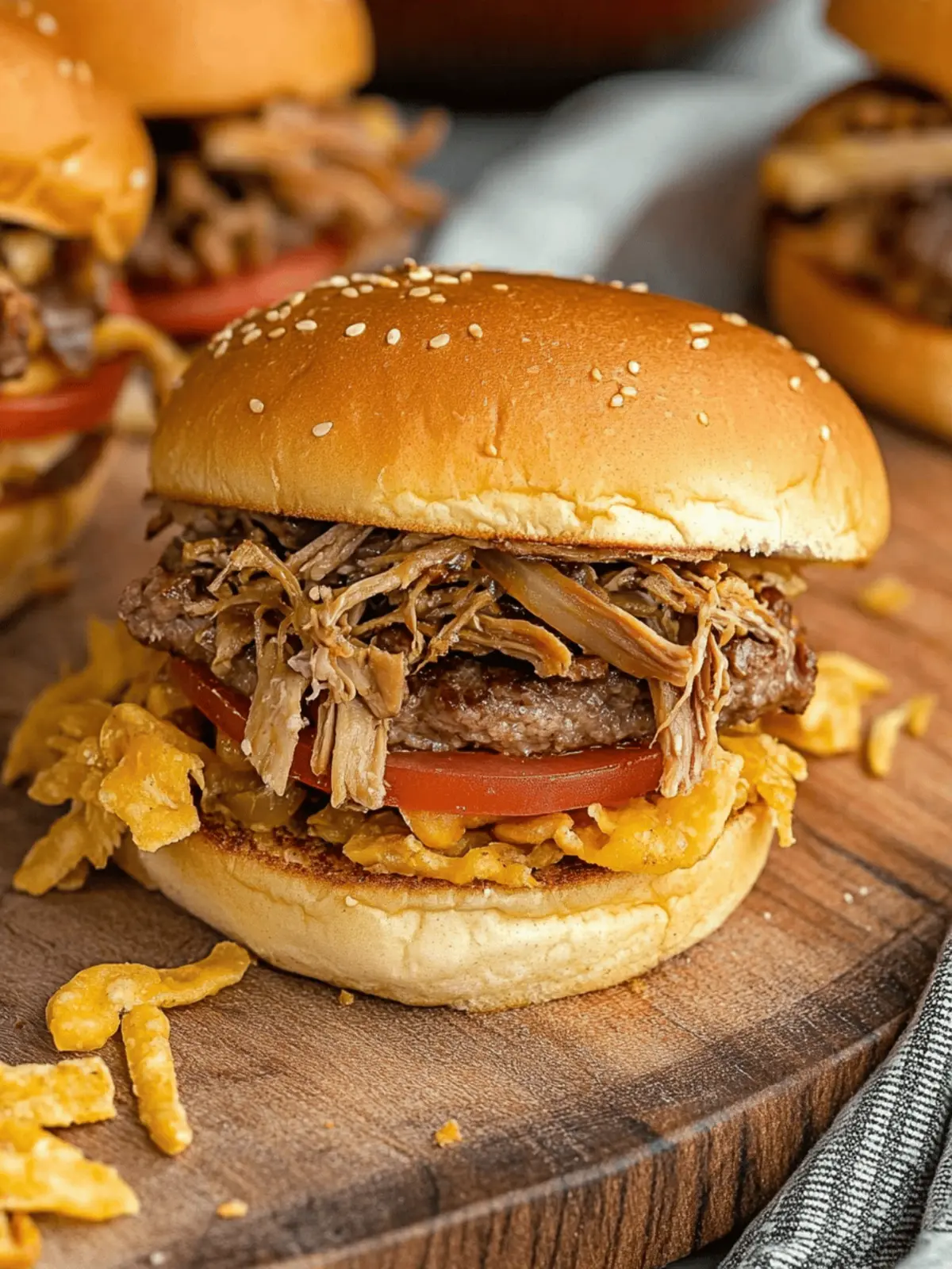Slow Cooker Cowboy Sandwiches