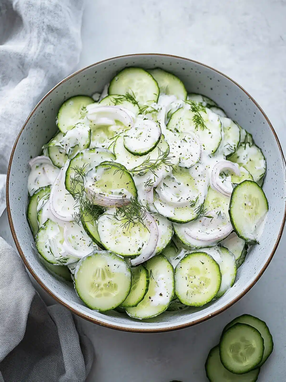 Creamy Cucumber Salad You Can Make in Just 5 Minutes