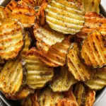 Air Fryer Spicy Dill Pickle Chips