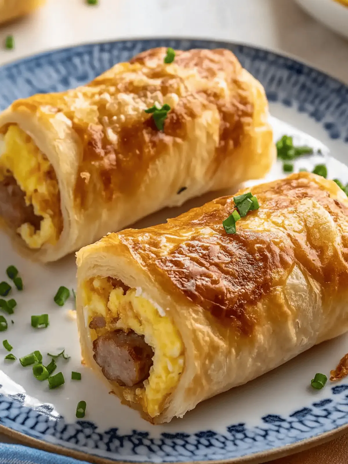 Sausage Egg Breakfast Roll-Ups: Your New Morning Favorite!