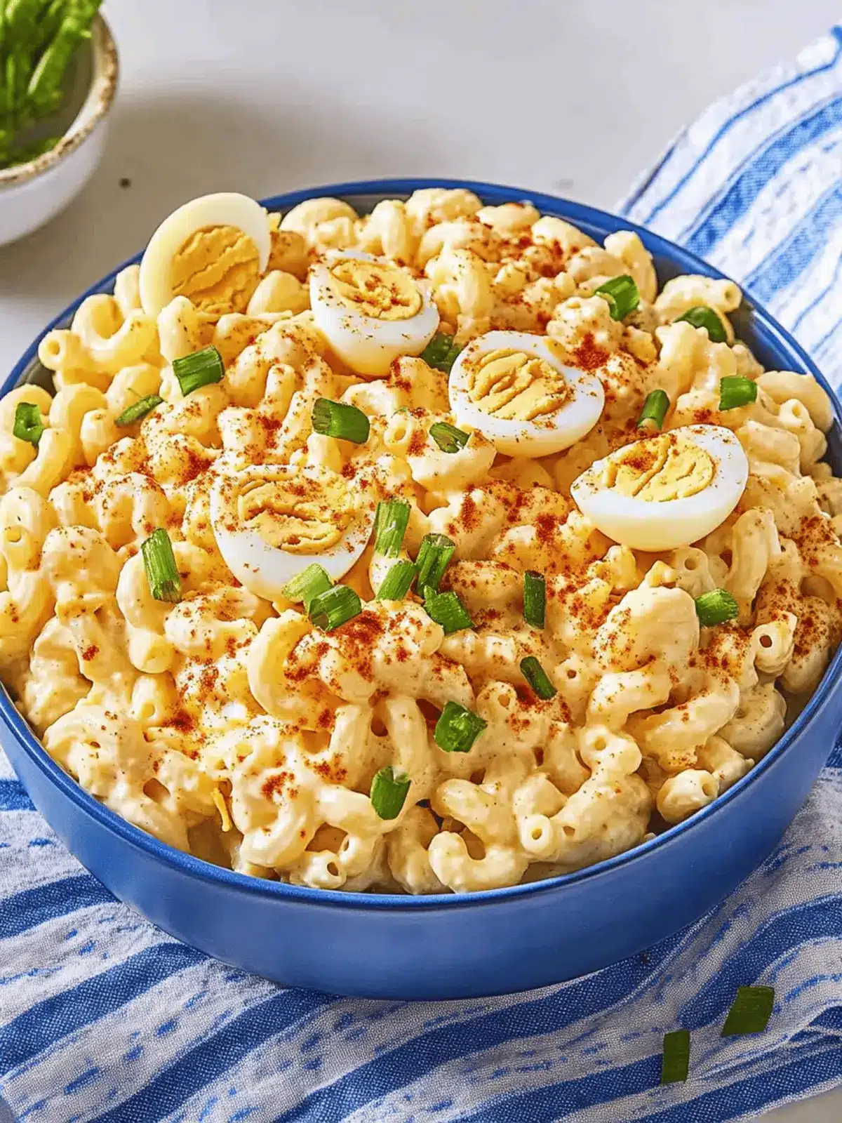Deviled Egg Macaroni Salad: A Creamy Twist on a Classic!