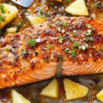 Sweet and Spicy Pineapple Salmon