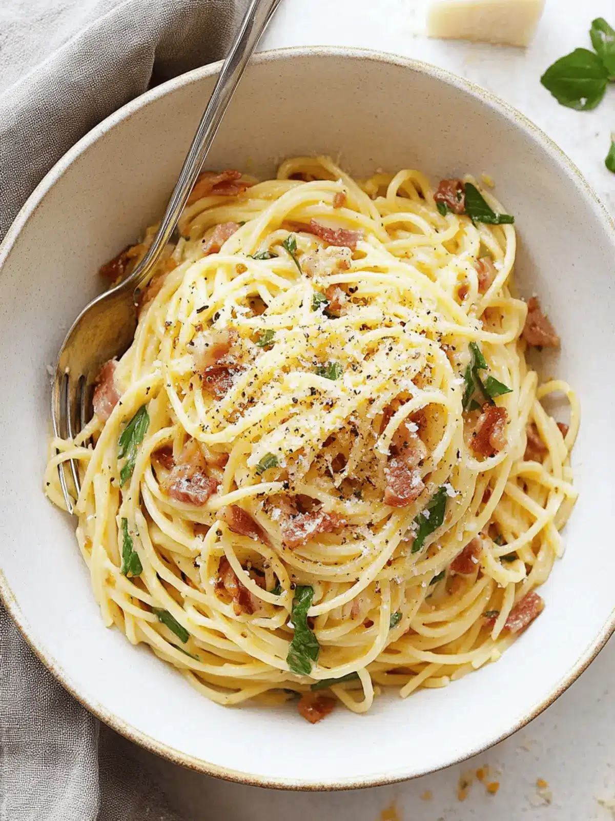 Bacon Carbonara Pasta