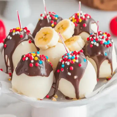 Banana Split Truffles