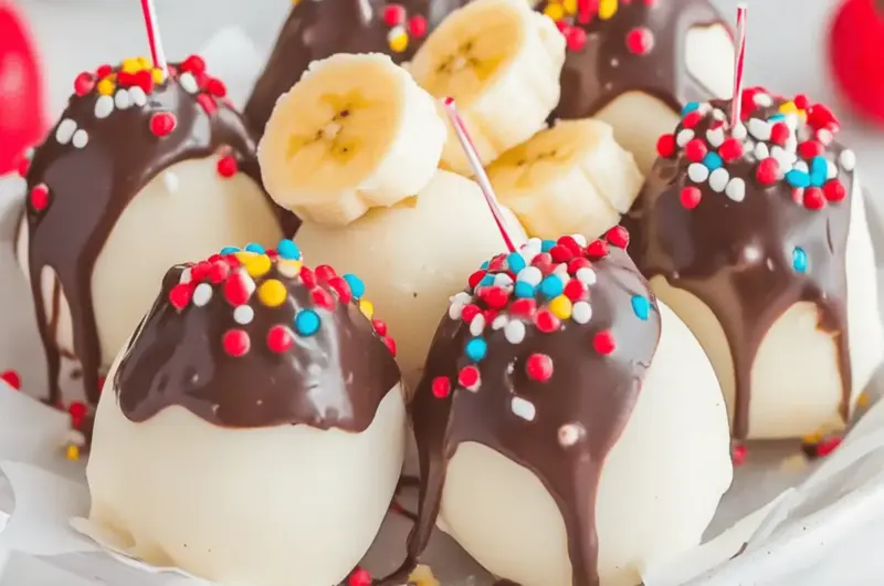 Banana Split Truffles