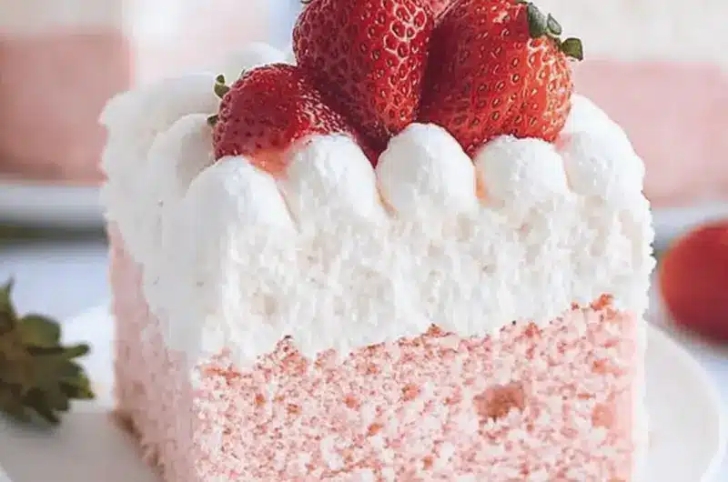Strawberry Cloud Cake