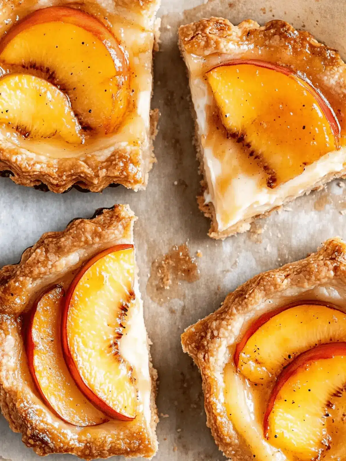 Peach and Cream Cheese Mini Tarts: Your Summer Sweet Escape