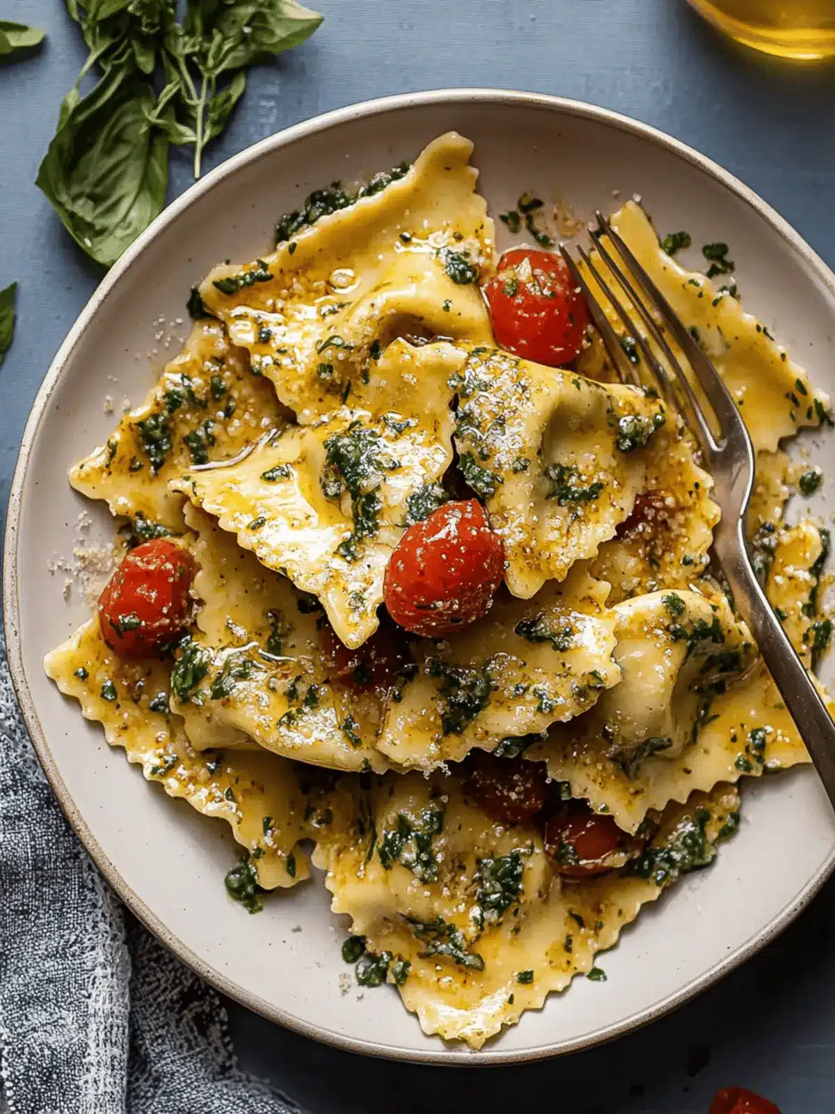 Creamy Tuscan Ravioli