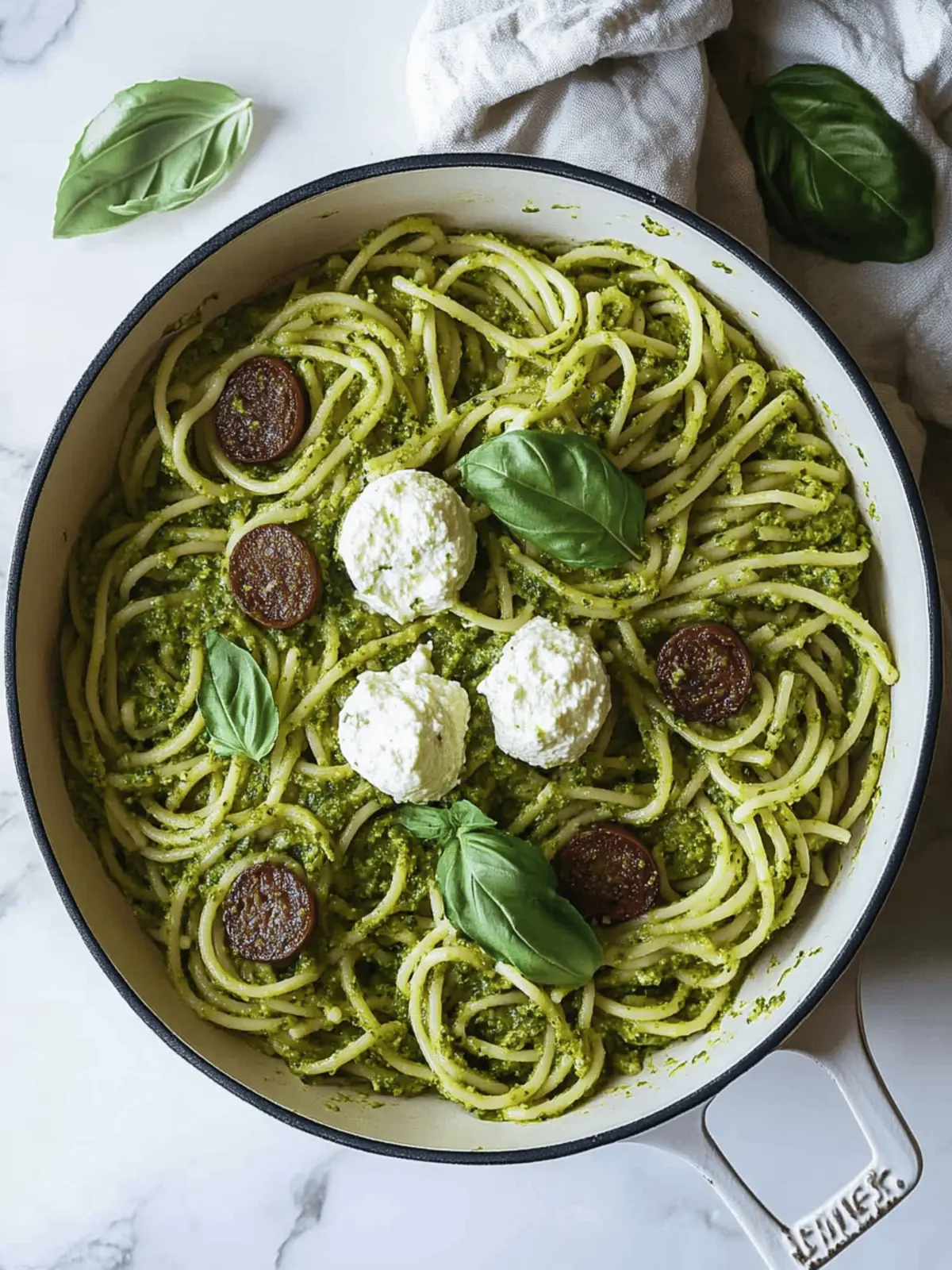 Pesto Ricotta Pasta
