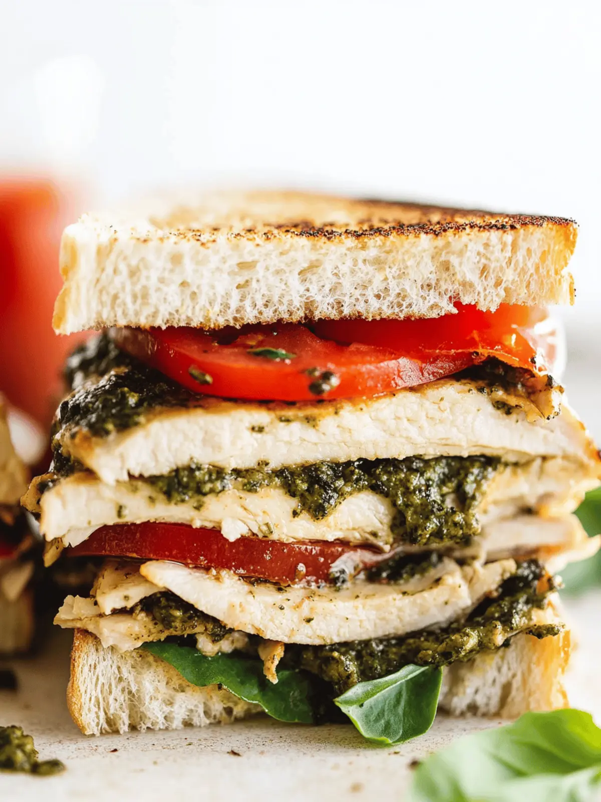 Turkey Pesto Sandwich