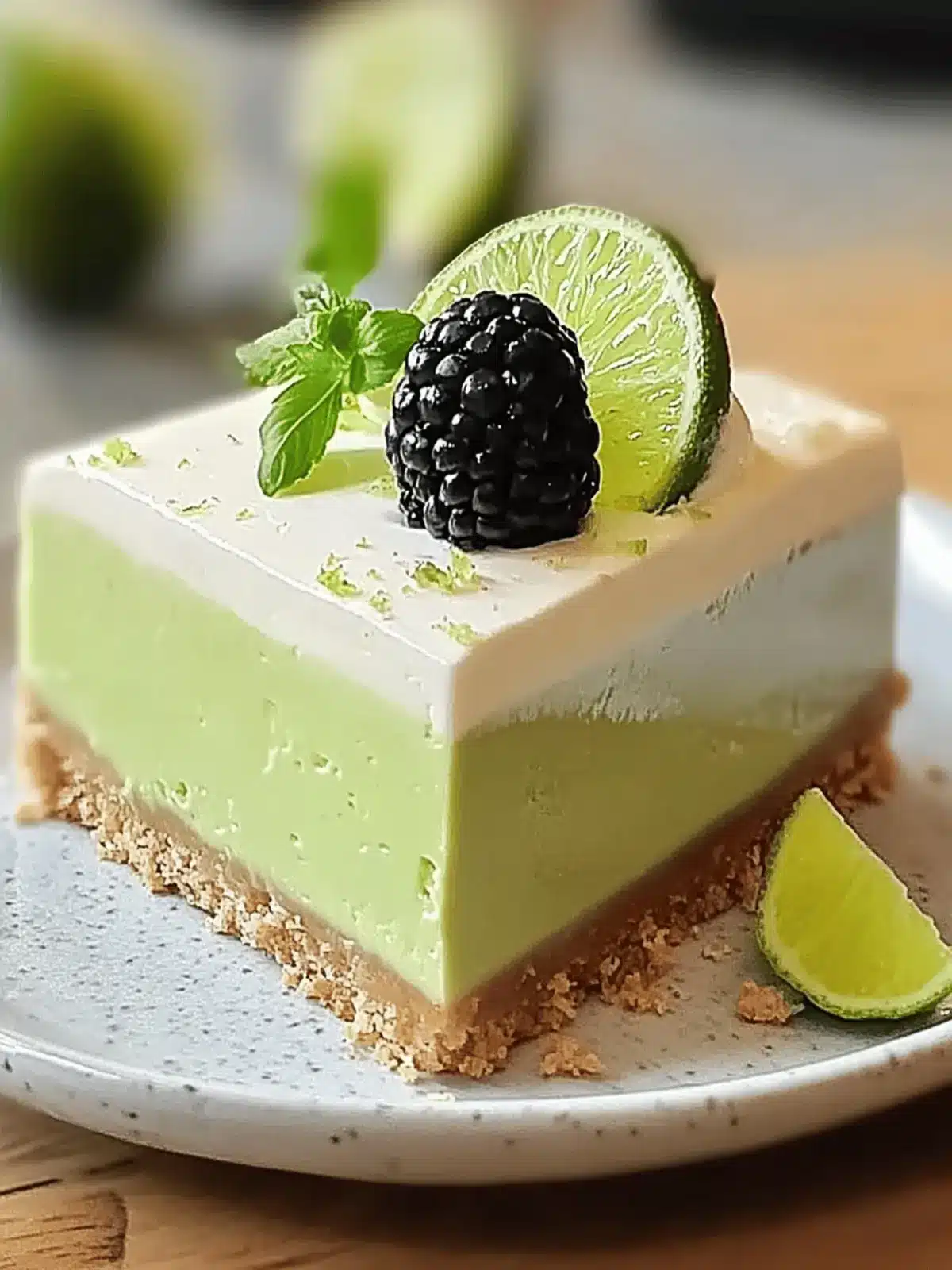 Lime Mousse Cheesecake