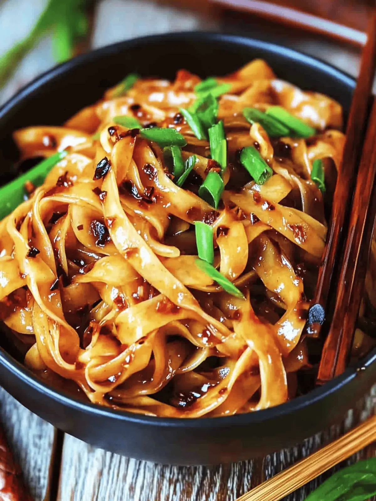 Hoisin Chili Oil Noodles