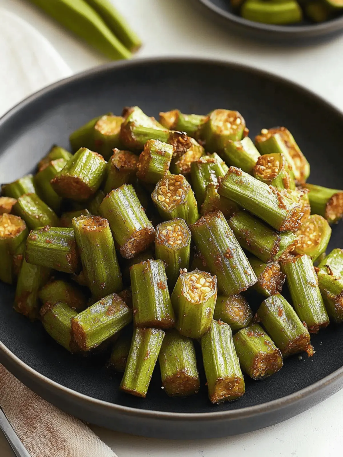 Roasted Okra