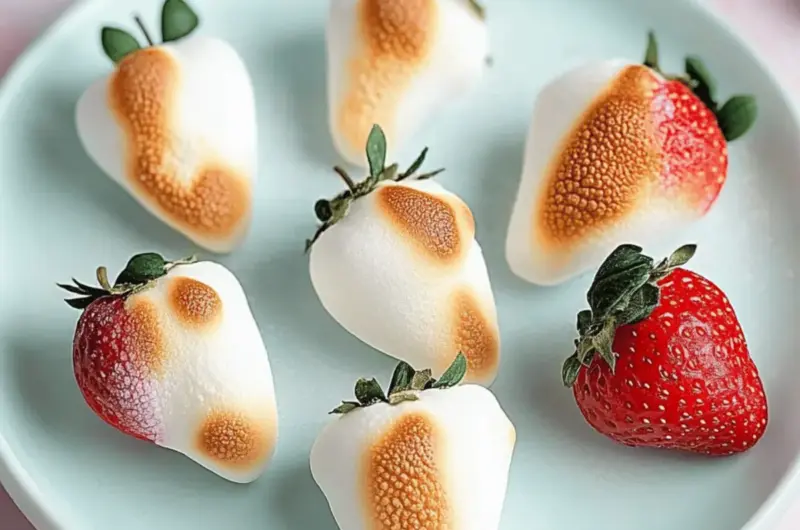 Toasted Marshmallow Strawberries