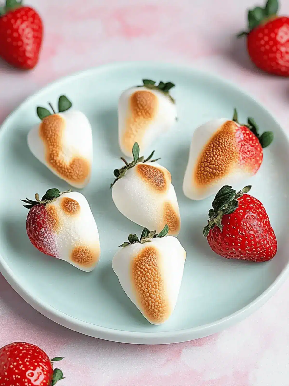Toasted Marshmallow Strawberries