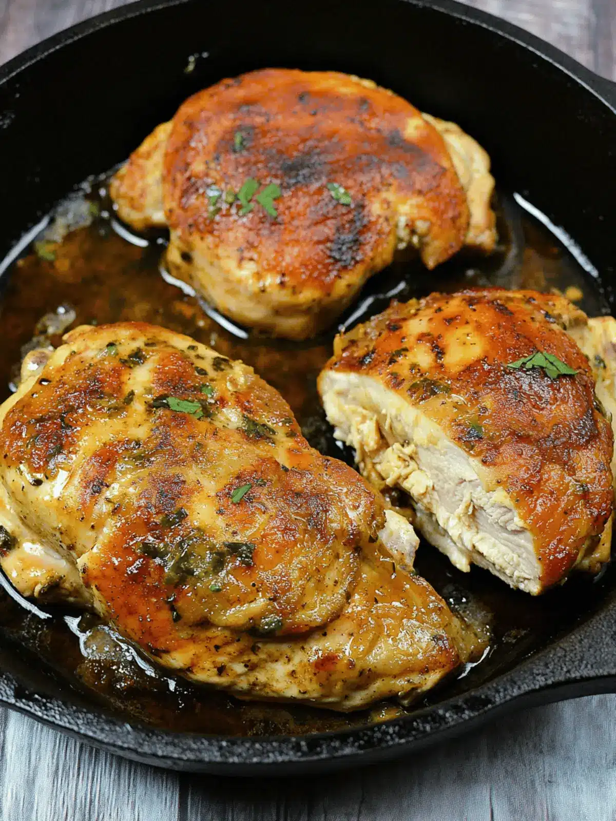 Cast Iron Skillet Chicken Breasts