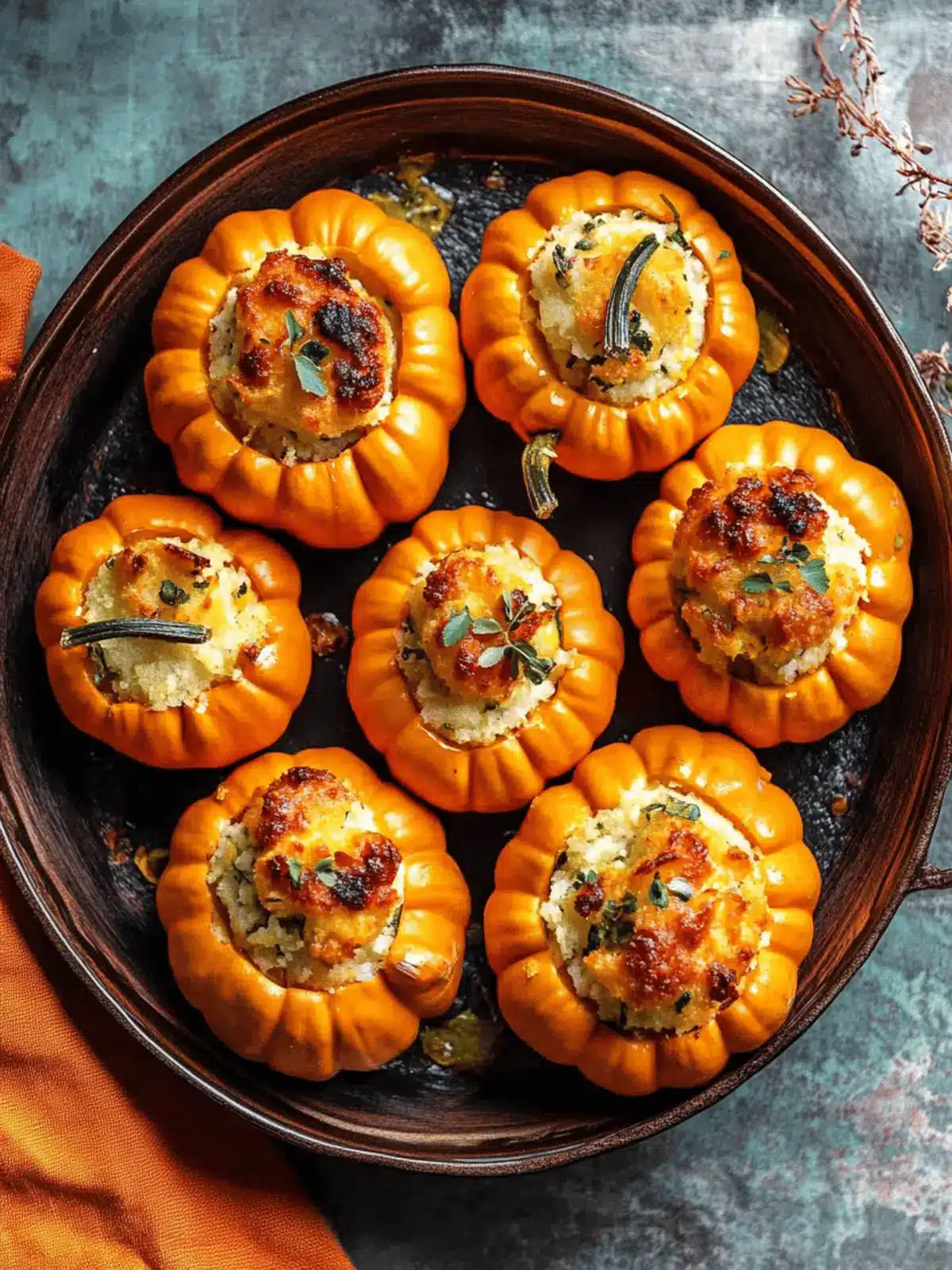 Stuffed Mini Pumpkins
