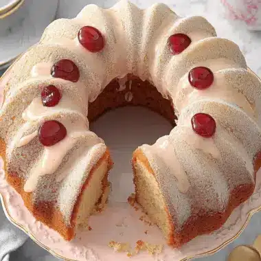 Jelly Doughnut Bundt Cake