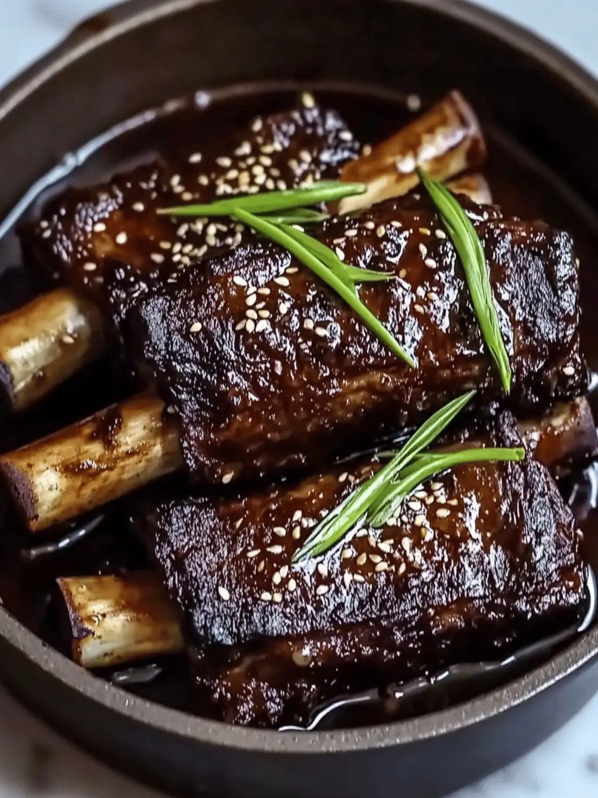 Ginger Miso Braised Short Ribs