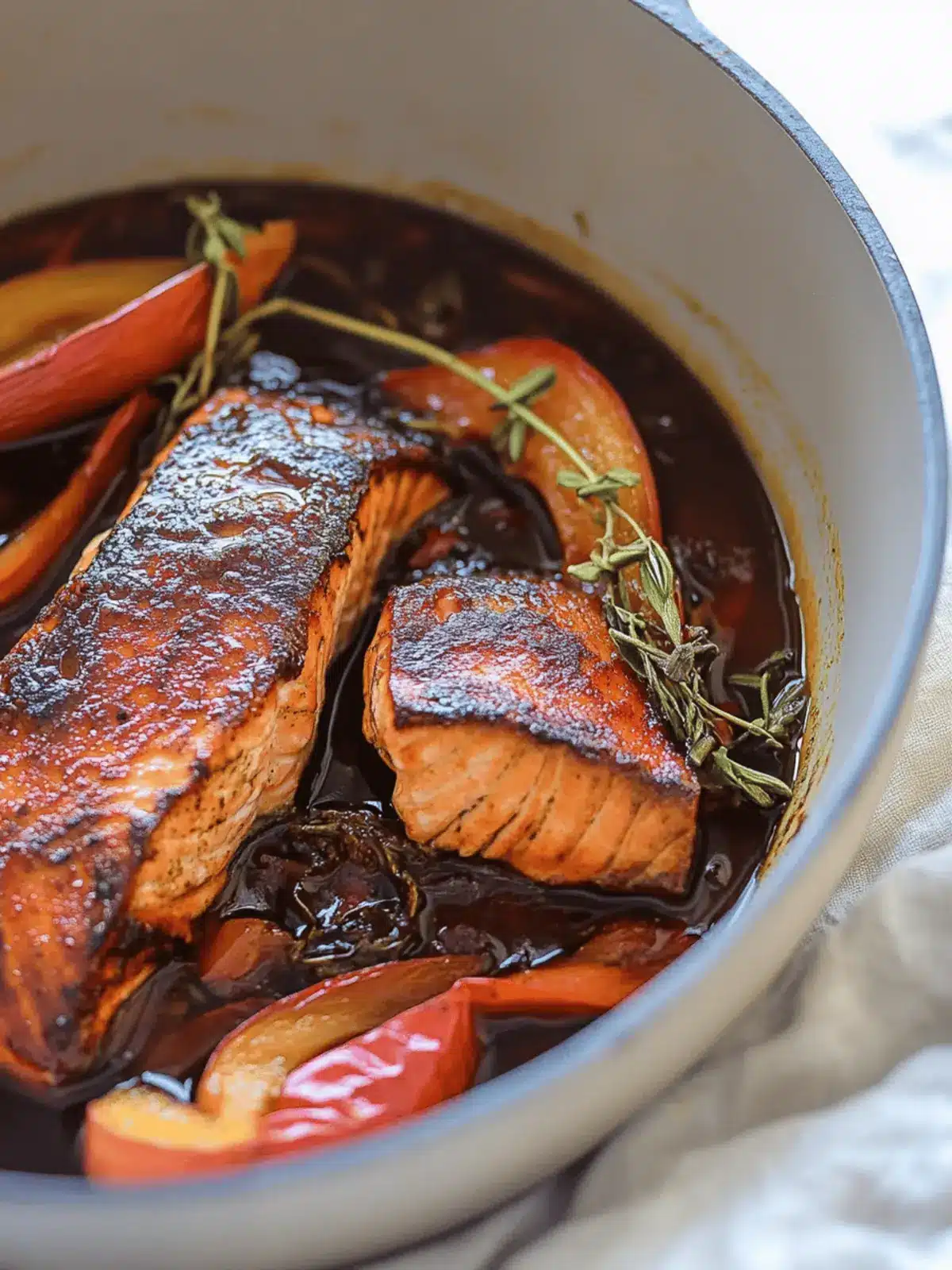 Brown Stew Salmon