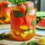 Watermelon Chamomile Tea Cooler