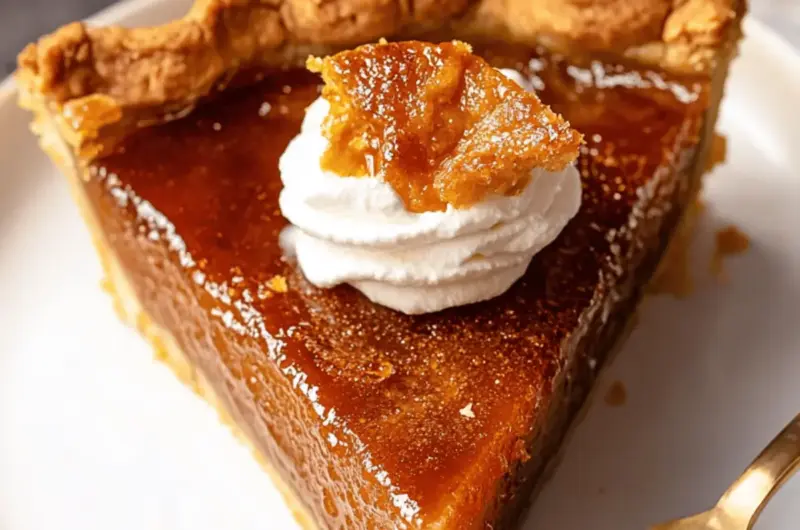 Pumpkin Pie Brûlée with Bourbon Vanilla Whipped Cream
