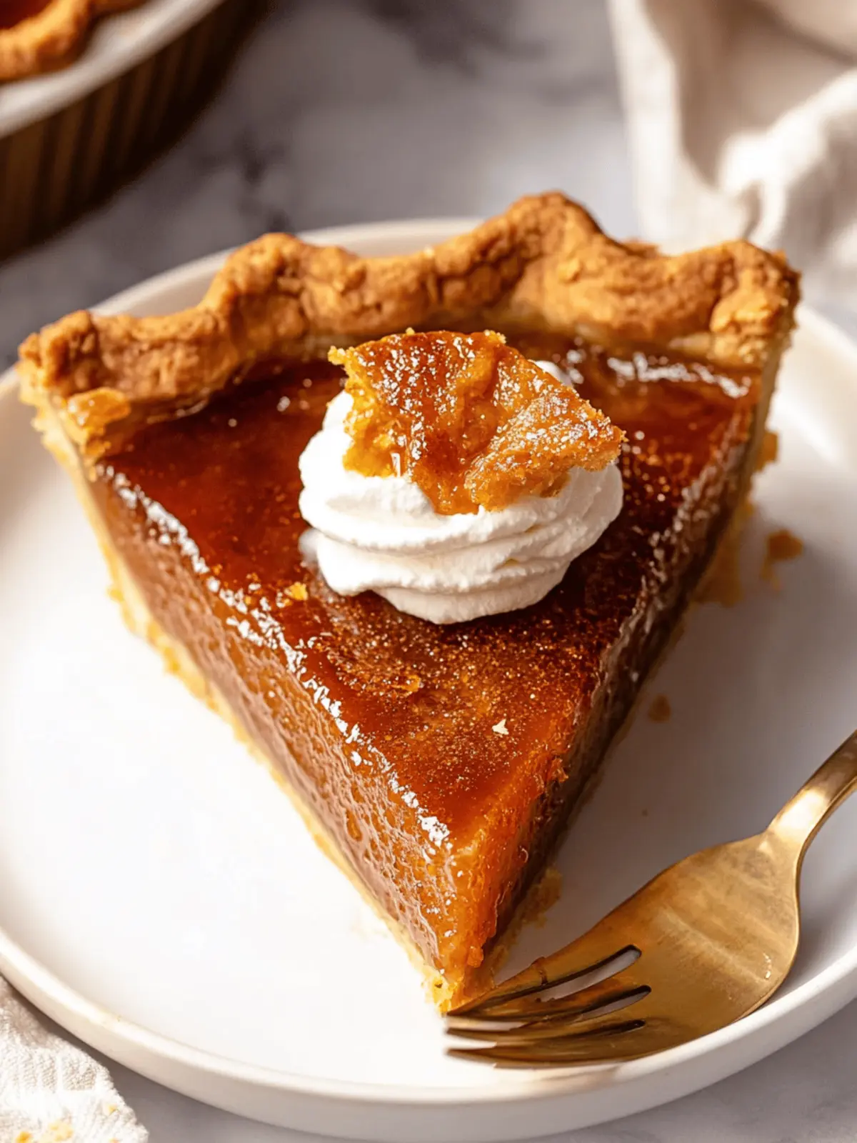 Pumpkin Pie Brûlée with Bourbon Vanilla Whipped Cream