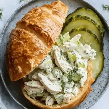 Dill Pickle Chicken Salad