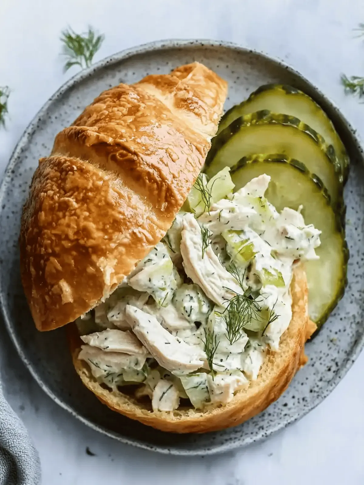 Dill Pickle Chicken Salad