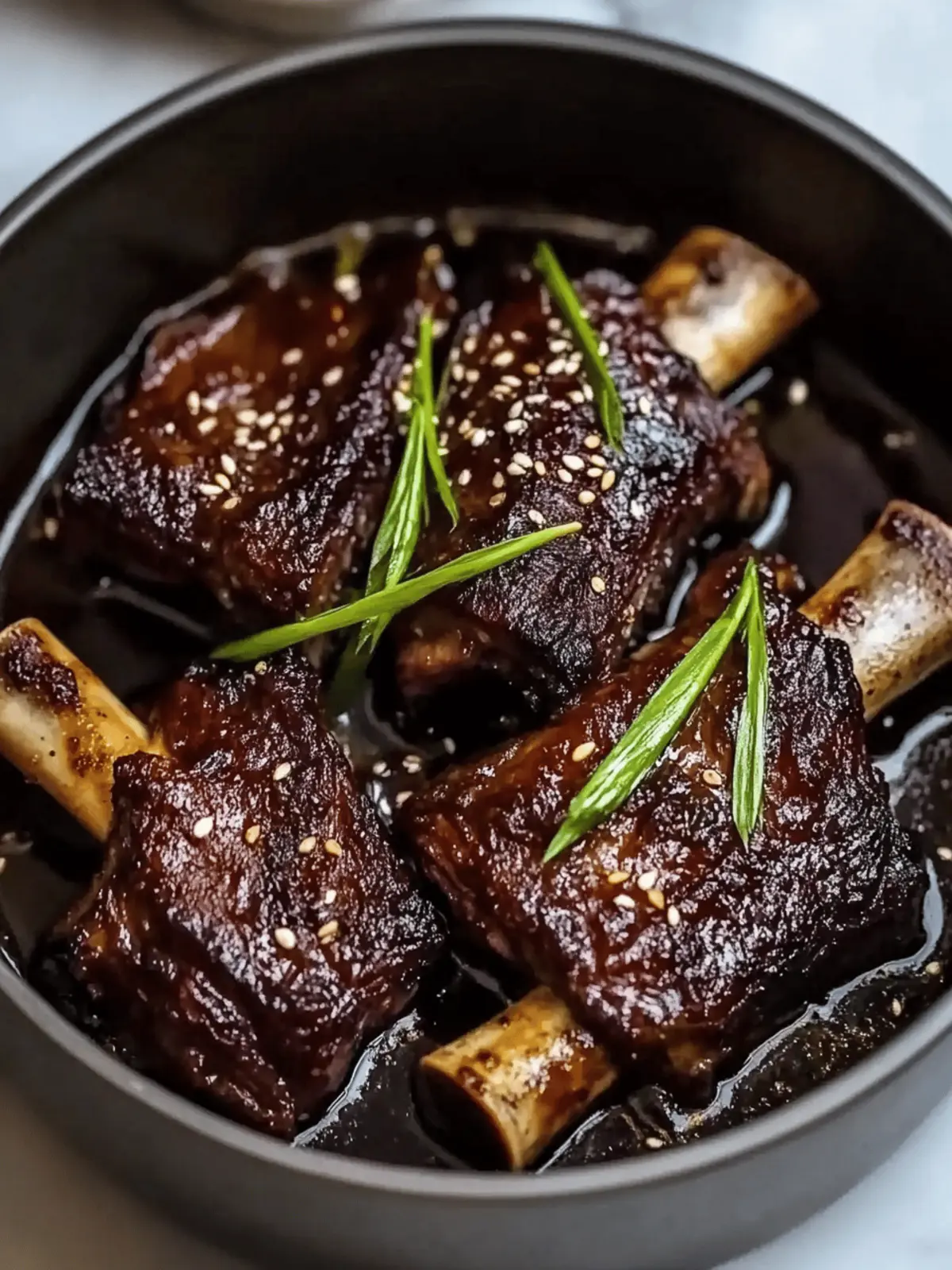 Ginger Miso Braised Short Ribs