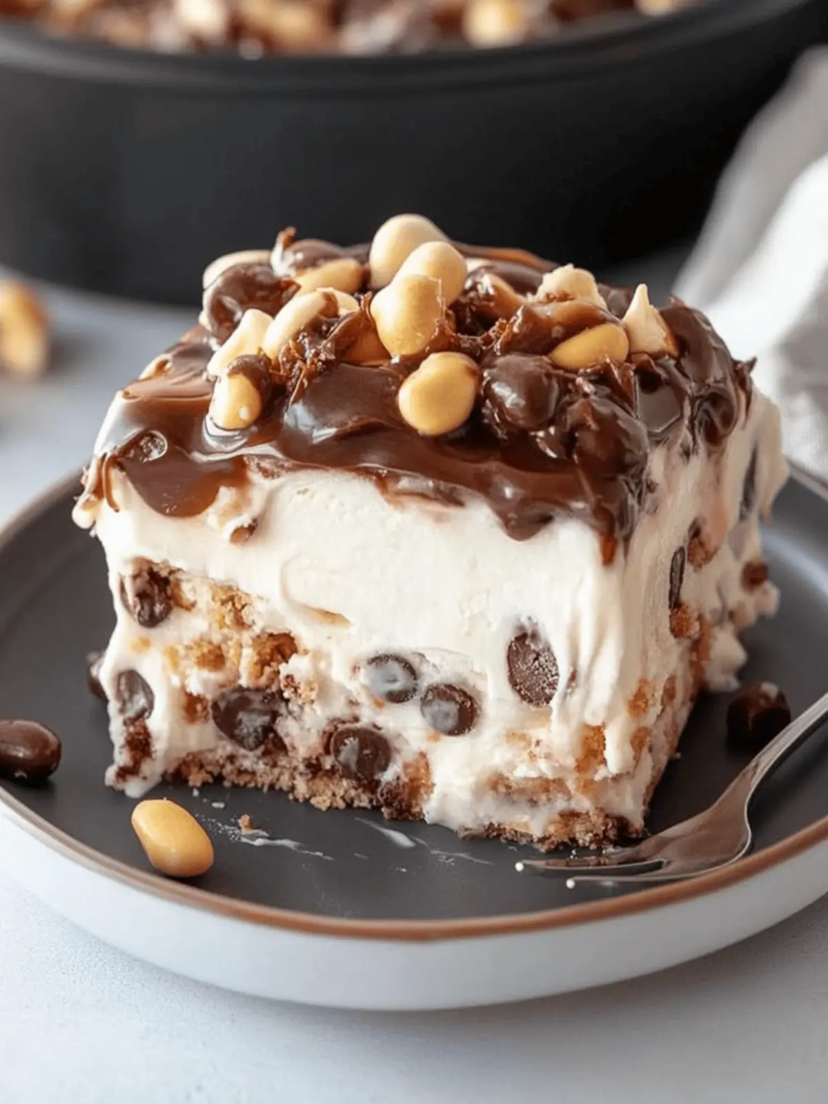 Buster Bar Ice Cream Cake