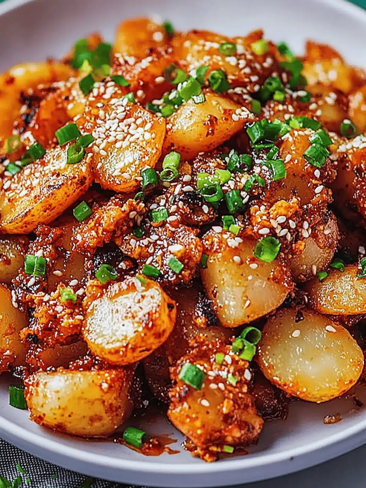Crispy Korean Potato Dish