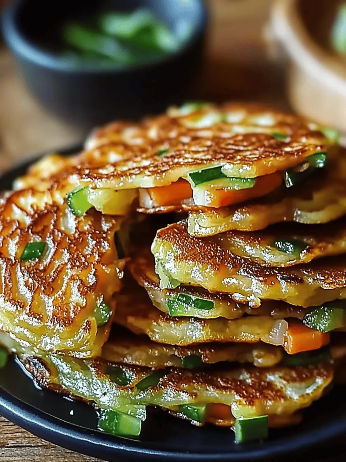 Crispy Vegetable Pancakes