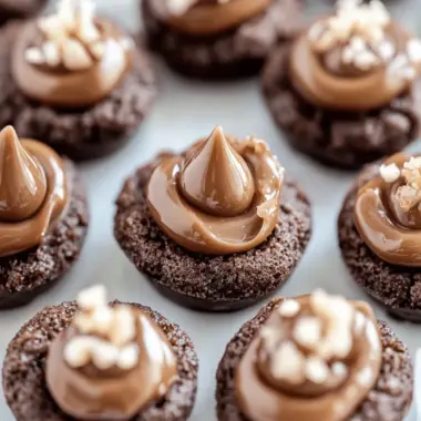 Chocolate Caramel Blossoms