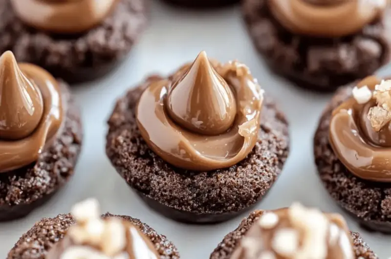 Chocolate Caramel Blossoms
