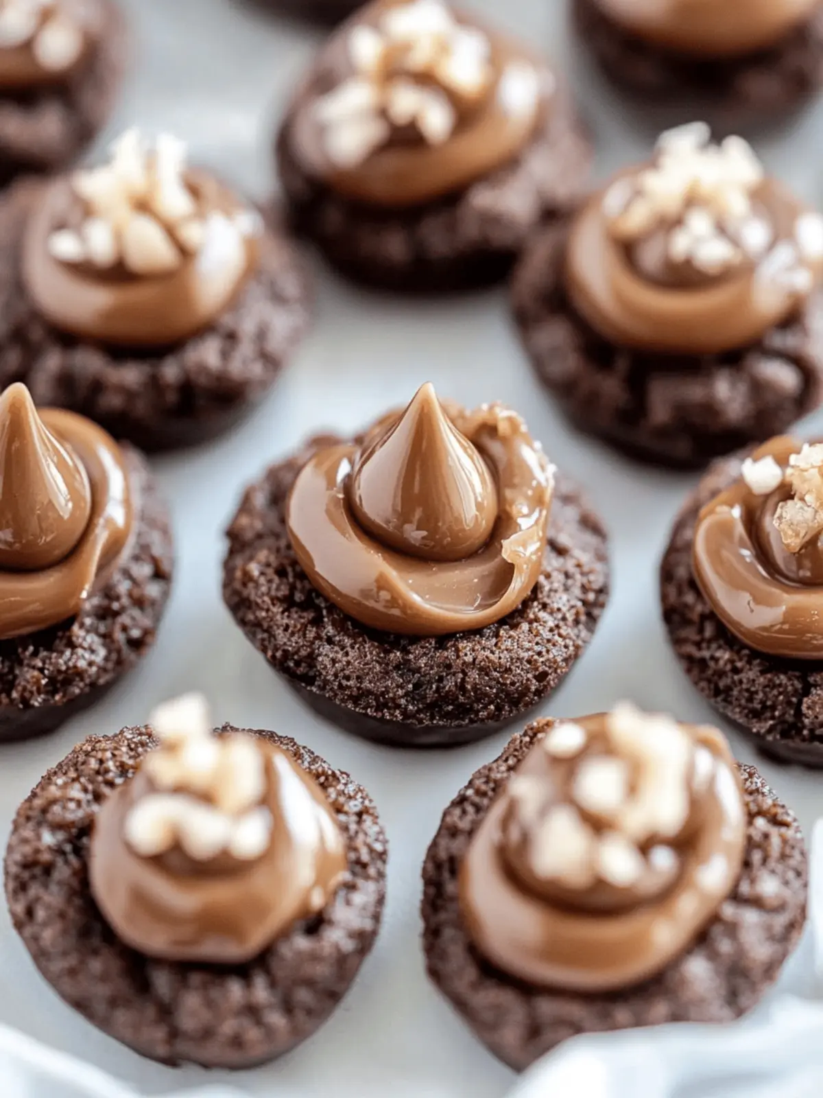 Chocolate Caramel Blossoms