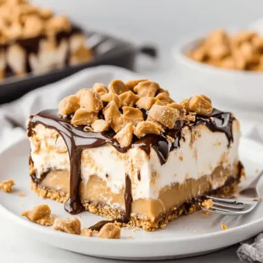 No-Bake Peanut Butter Lasagna
