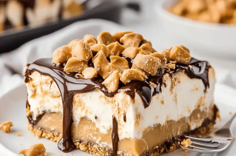 No-Bake Peanut Butter Lasagna