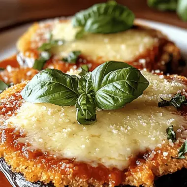 Eggplant Parmesan with Marinara Sauce