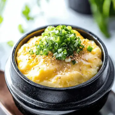 Korean Steamed Eggs