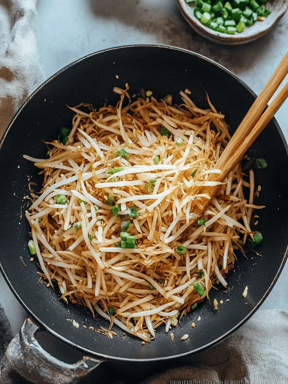 Bean Sprout Stir Fry