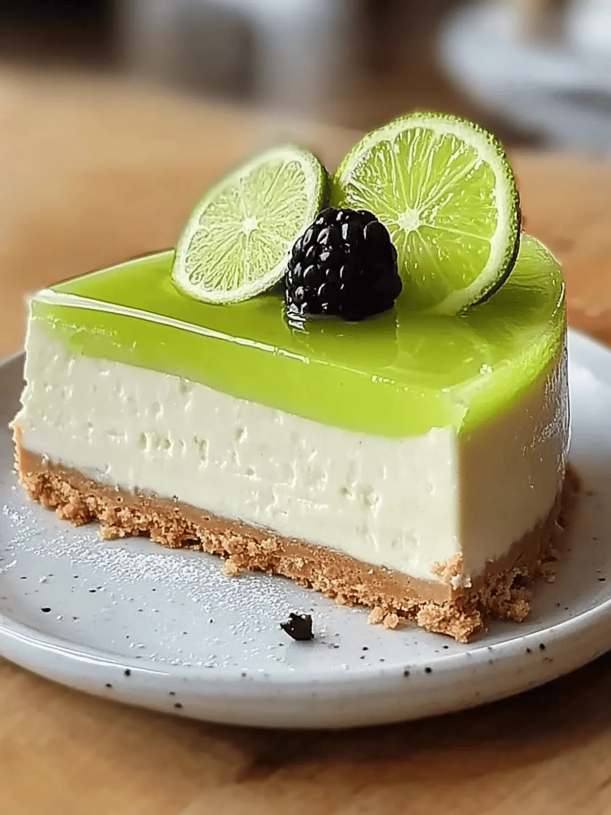 Lime Mousse Cheesecake