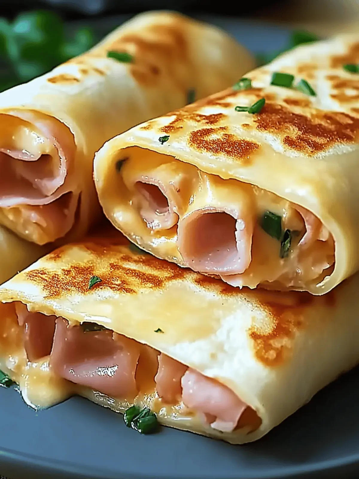 Chicken Turkey Ham Cheese Wraps