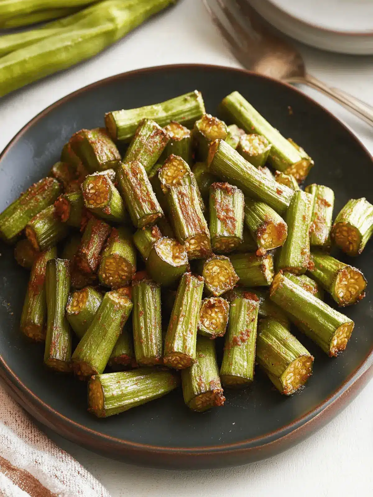 Roasted Okra