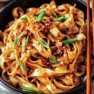 Hoisin Chili Oil Noodles