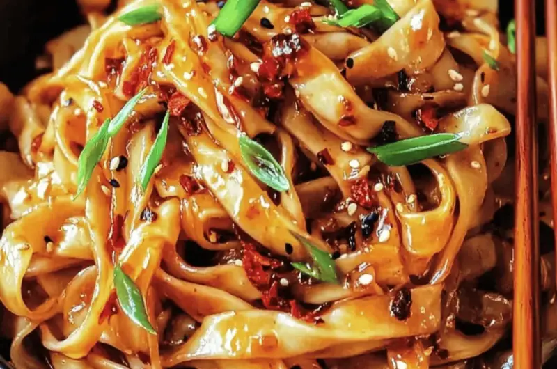 Hoisin Chili Oil Noodles